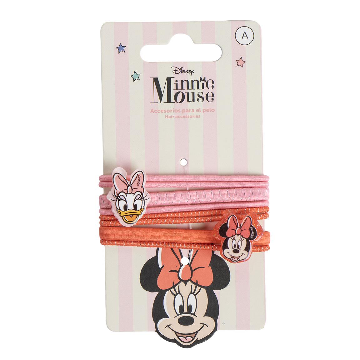 Disney Minnie Mouse Elastic Ponytail Holders  (pack of 8) - Anilas UK