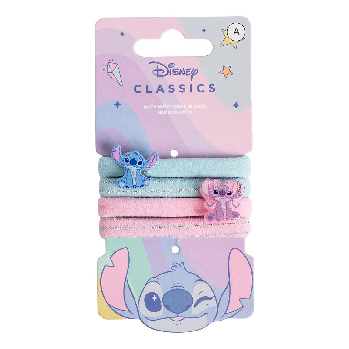 Disney Stitch Elastic Ponytail Holders (pack of 4) - Anilas UK