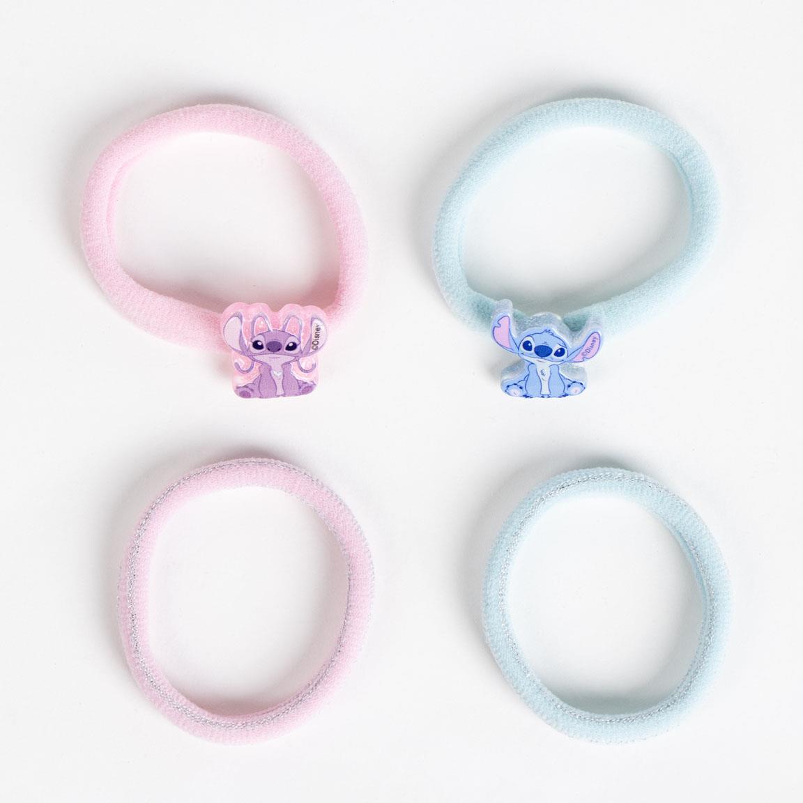 Disney Stitch Elastic Ponytail Holders (pack of 4) - Anilas UK