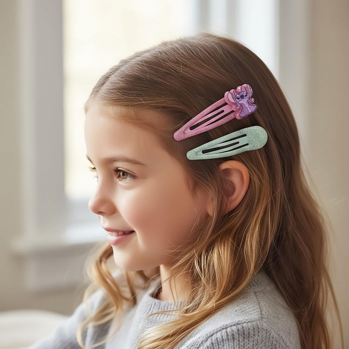 Disney Stitch 5 cm Snap Clips (pack of 4) - Anilas UK