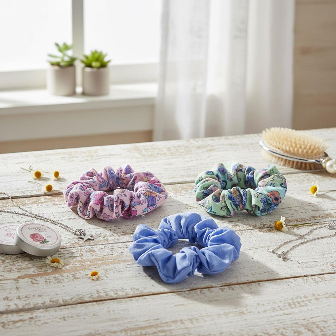 Disney Stitch Hair Scrunchies (pack of 3) - Anilas UK