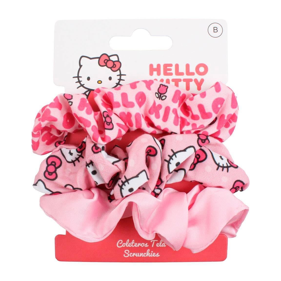 Hello Kitty Hair Scrunchies (pack of 3) - Anilas UK