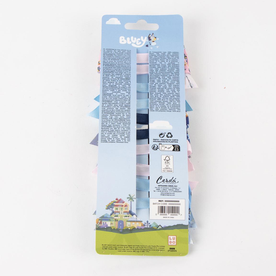 Bluey Hair Alligator Clips Set of 10 - Anilas UK