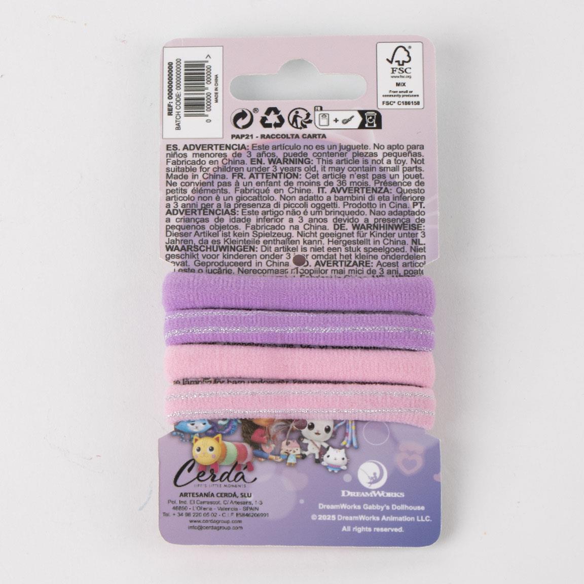 Gabby's Dollhouse Elastics (pack of 4) - Anilas UK