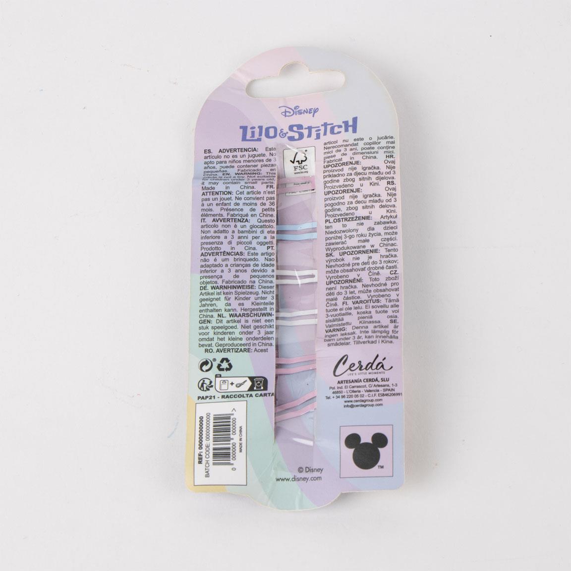 Disney Stitch Hair Snap Clips (pack of 6) - Anilas UK