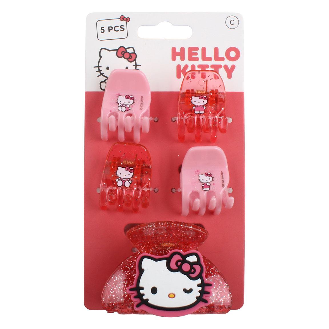 Hello Kitty Hair Clamps (pack of 5) - Anilas UK