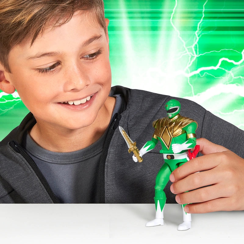 Mighty Morphin Power Rangers Auto-Morphin Green Ranger Action Figure - Anilas UK