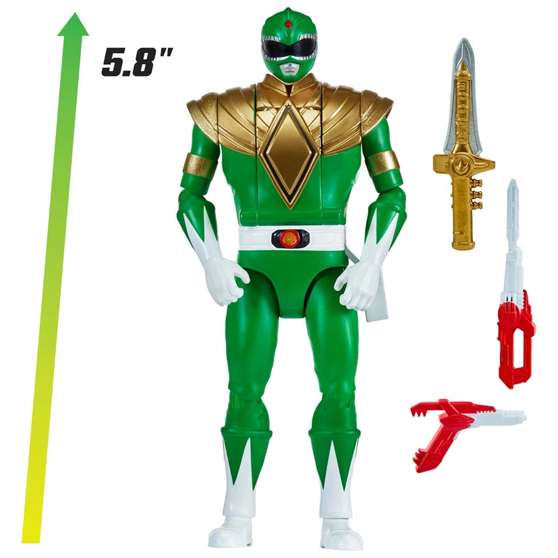 Mighty Morphin Power Rangers Auto-Morphin Green Ranger Action Figure - Anilas UK