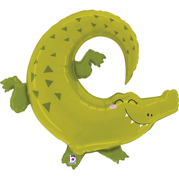 Alligator Super Shape Birthday Party Balloon - Anilas UK
