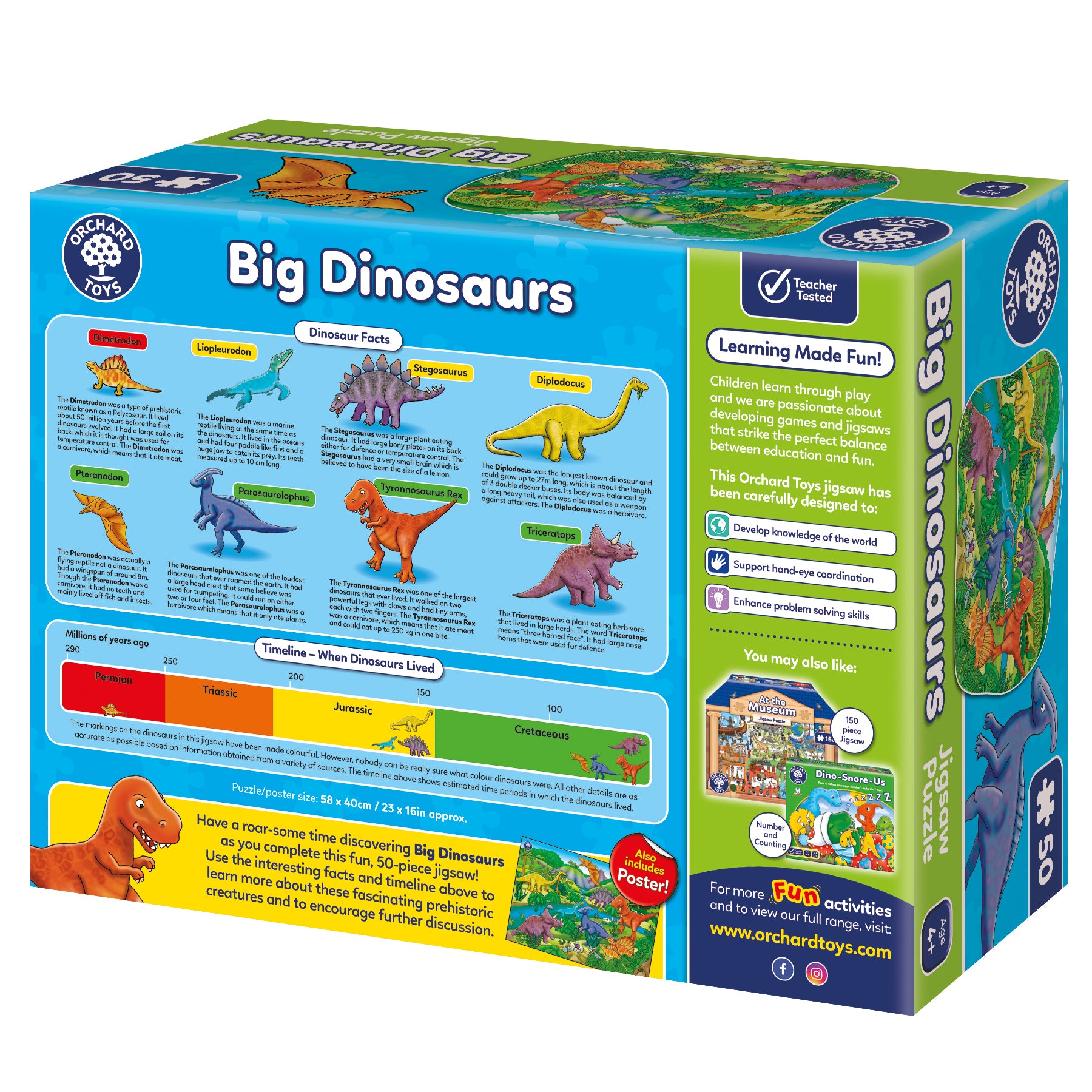 Big Dinosaurs Jigsaw Puzzle - Anilas UK