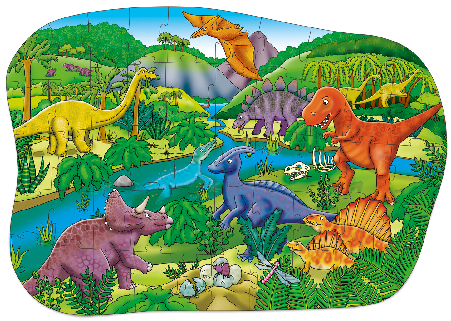 Big Dinosaurs Jigsaw Puzzle - Anilas UK