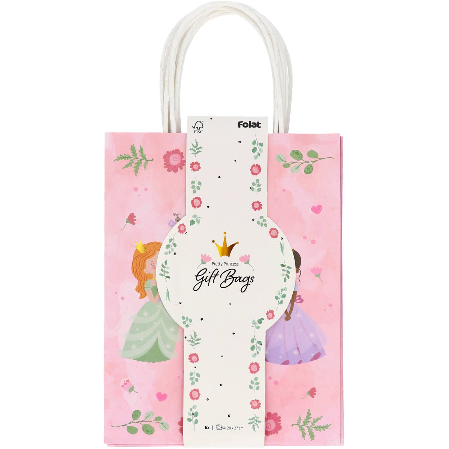 Pretty Princess Gift Bags (20x27 cm) - Anilas UK