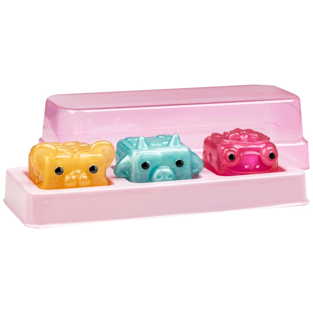 MushyKinz Mystery Mini Mushy Gemz Taba Squishies Toy 3 Pack Assortment