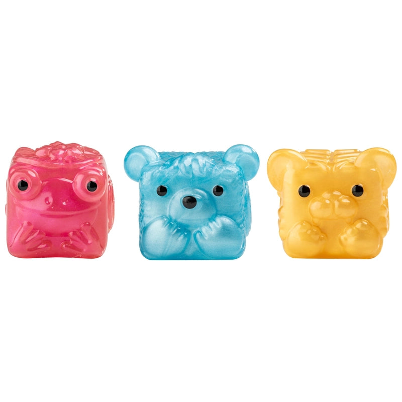 MushyKinz Mystery Mini Mushy Gemz Taba Squishies Toy 3 Pack Assortment