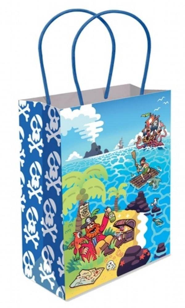 Blue Treasure Island Pirate Party Bag - Anilas UK