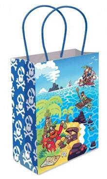 Blue Treasure Island Pirate Party Bag - Anilas UK
