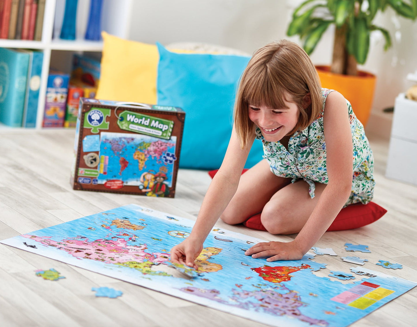 World Map Jigsaw Puzzle & Poster - Anilas UK
