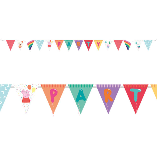 Peppa Pig Pennant Banner - Anilas UK