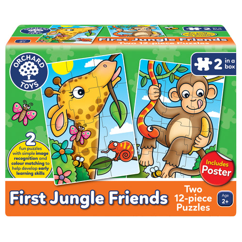 First Jungle Friends Jigsaw Puzzles - Anilas UK