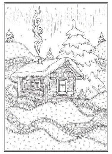 Christmas Advanced Colouring Book 1 Adult Colouring Book - Anilas UK