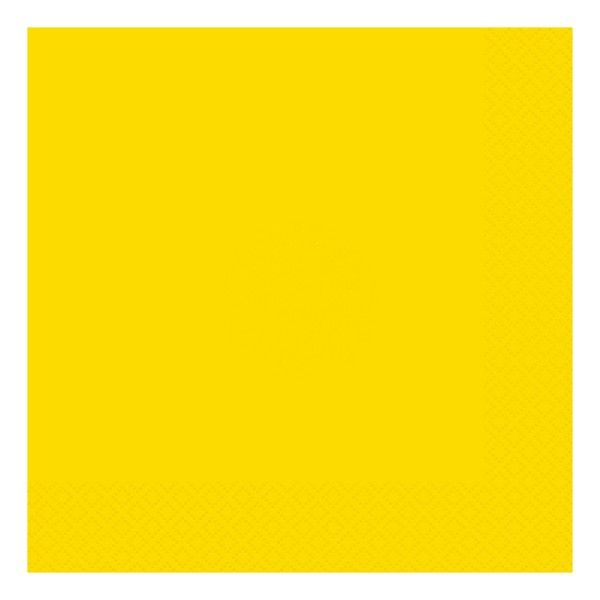 Neon Yellow Napkins (Pack of 20) - Anilas UK
