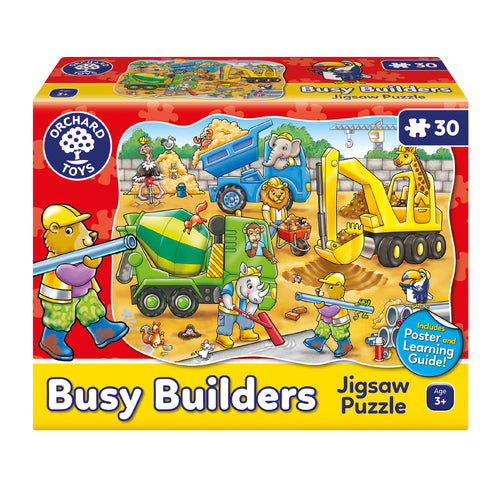 Busy Builders Jigsaw Puzzle - Anilas UK