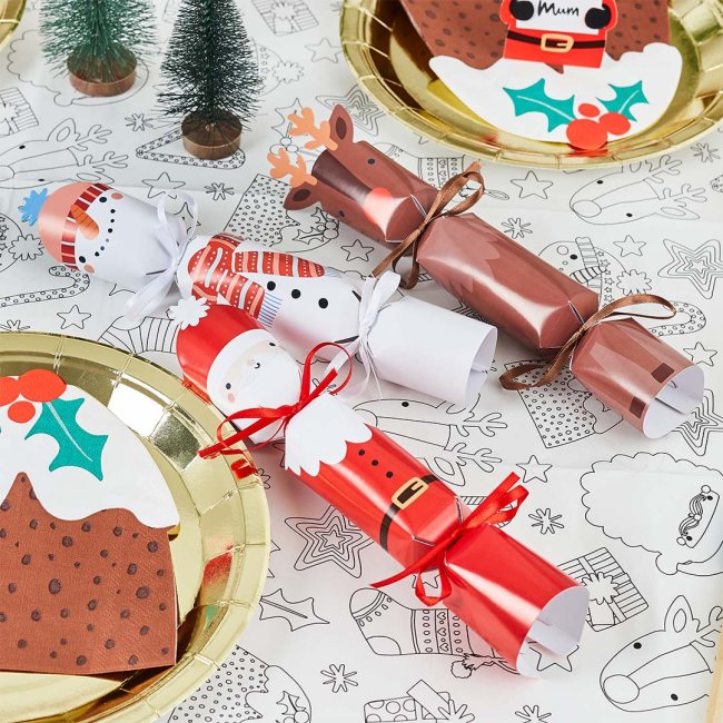 DIY Festive Friends Cracker Kit - Pack of 6 - Anilas UK