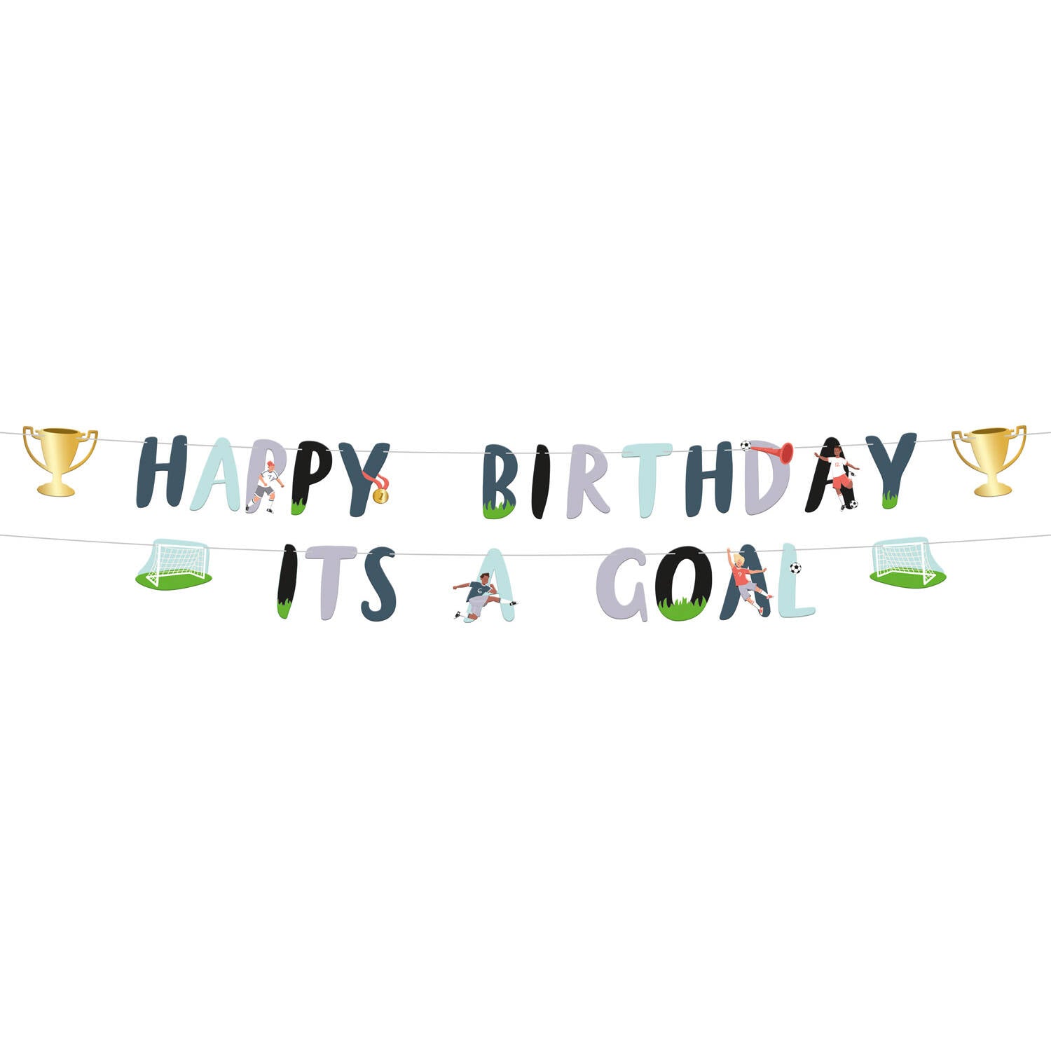 Fantastic Football Letter Banner Set (1.5 meters) - Anilas UK