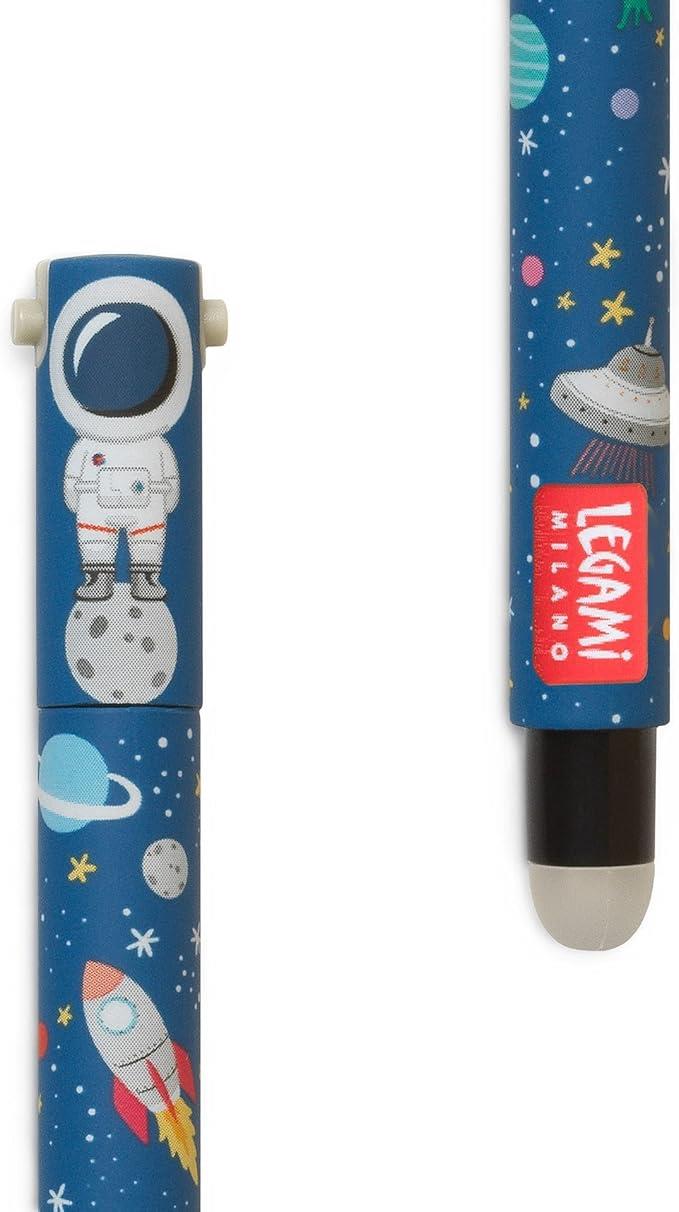 Legami Space Erasable Gel Pen with Black Ink - Anilas UK