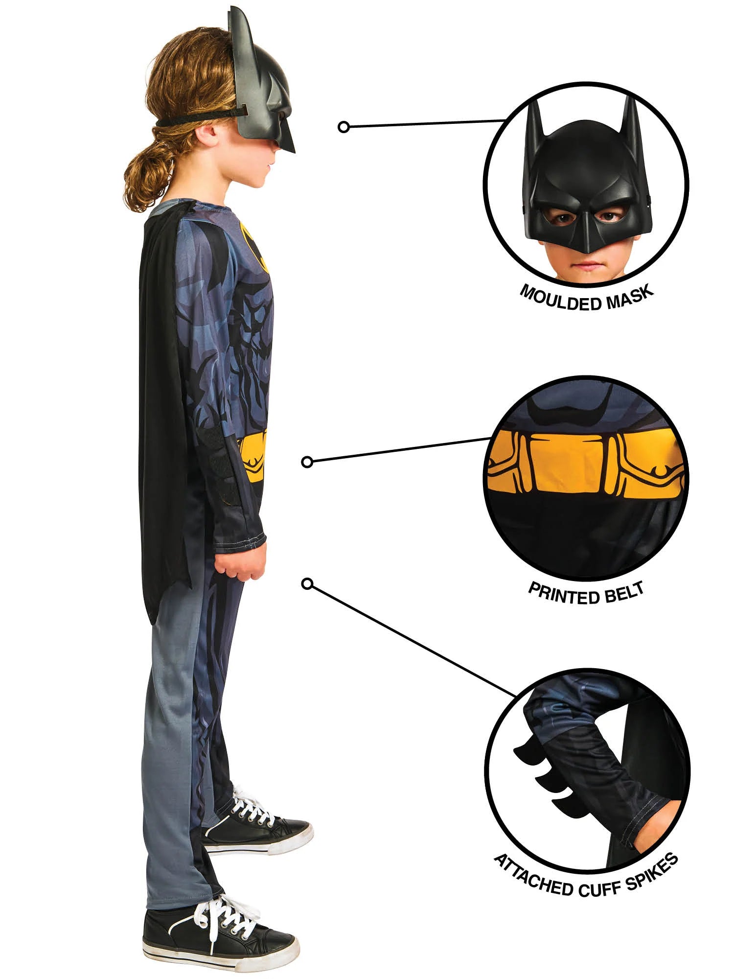 Batman Dressing Up Costume - Anilas UK
