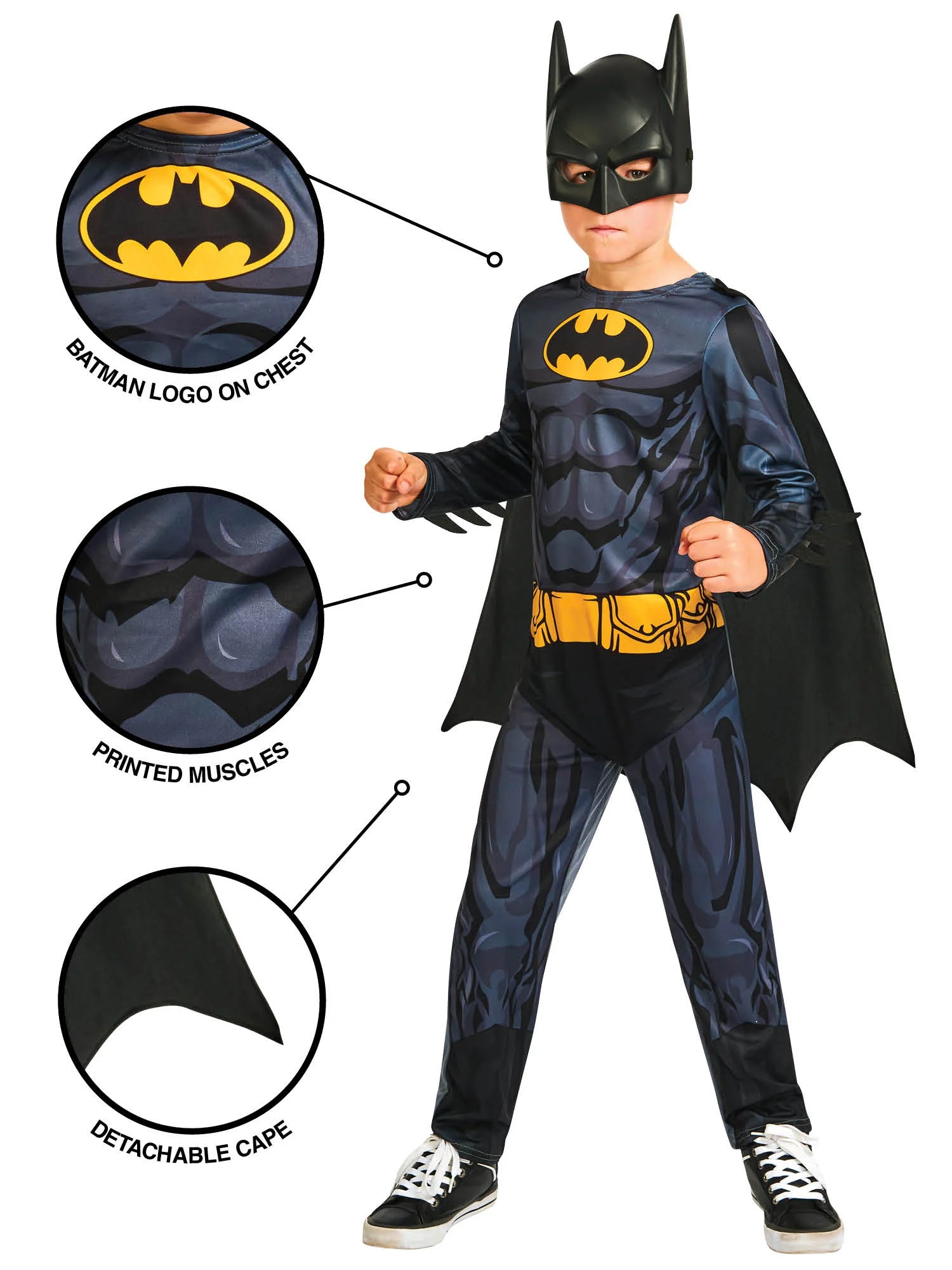 Batman Dressing Up Costume - Anilas UK