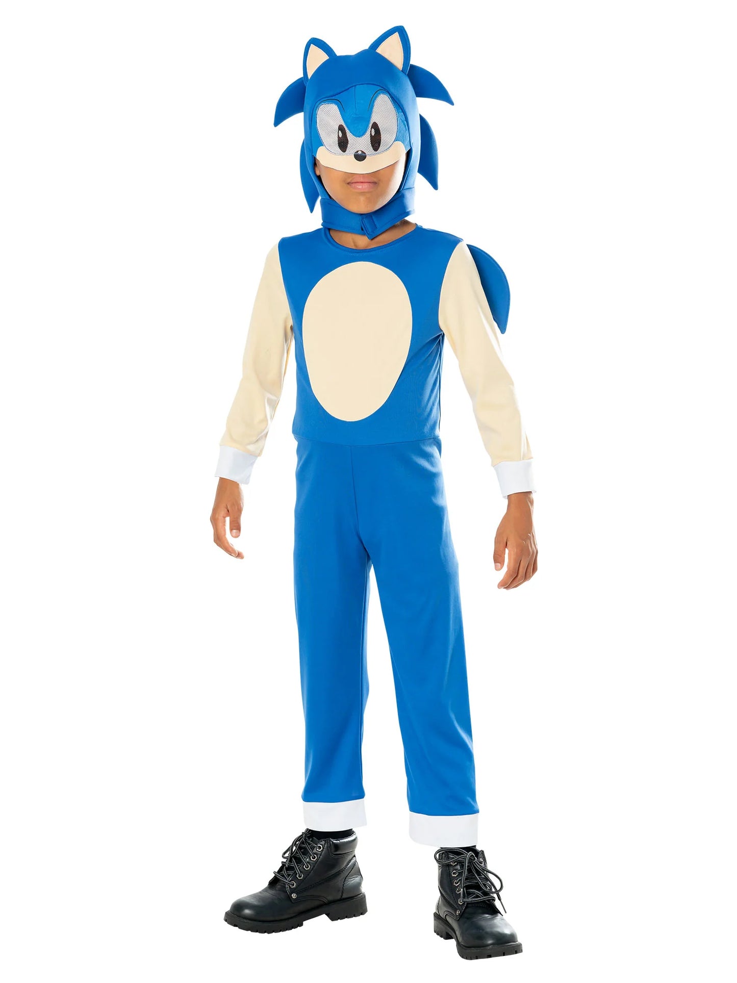 Sonic The Hedgehog Dressing Up Costume Jumpsuit & Headpiece - Anilas UK
