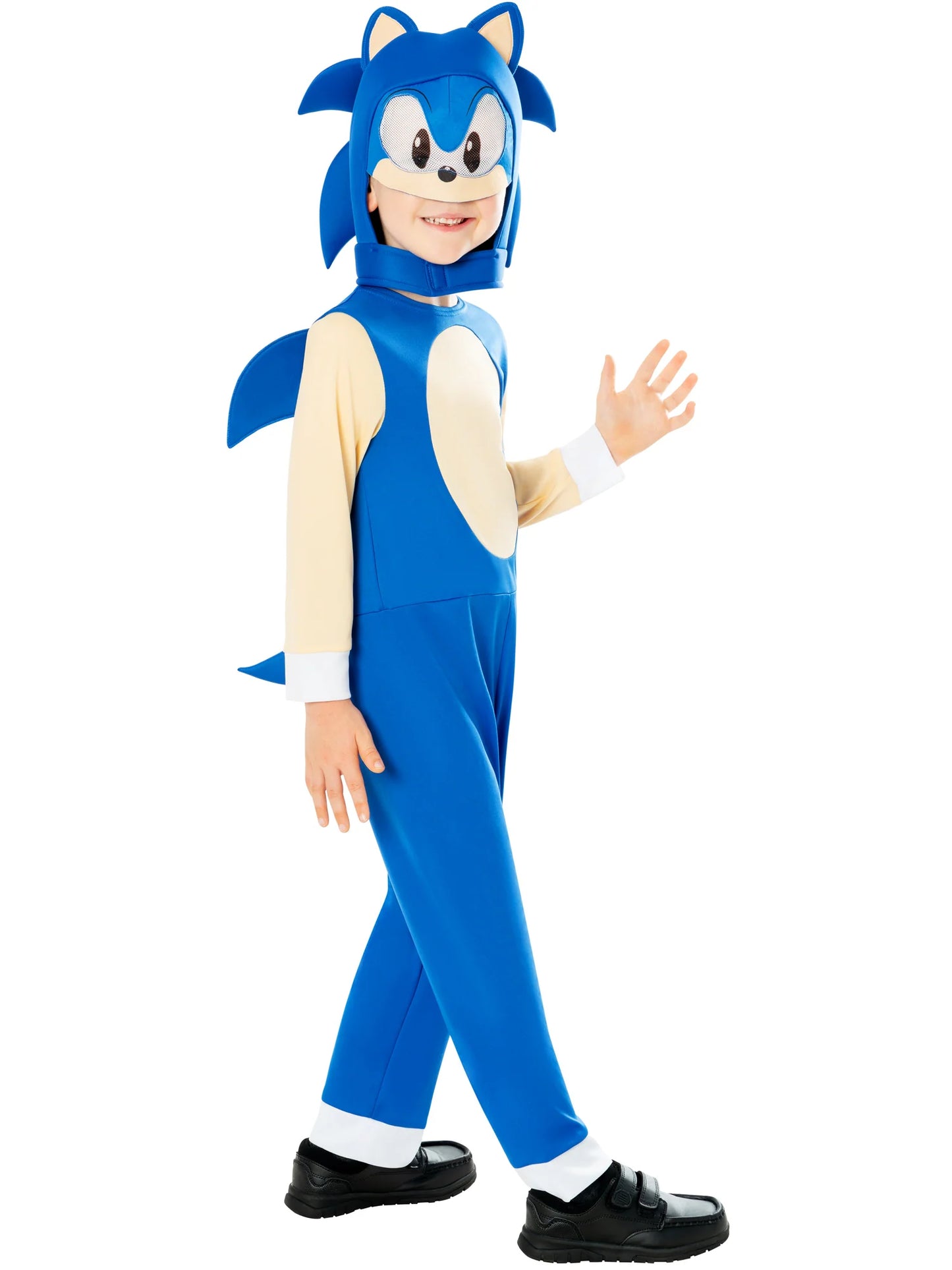 Sonic The Hedgehog Dressing Up Costume Jumpsuit & Headpiece - Anilas UK
