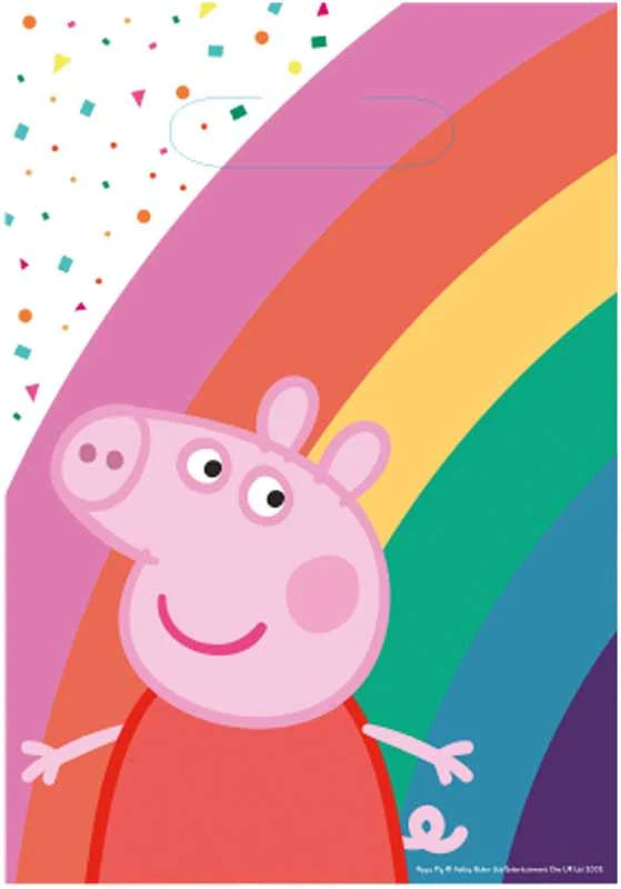 Complete Peppa Pig Themed Party Pack for 8 people Including Tableware and Favours - Anilas UK