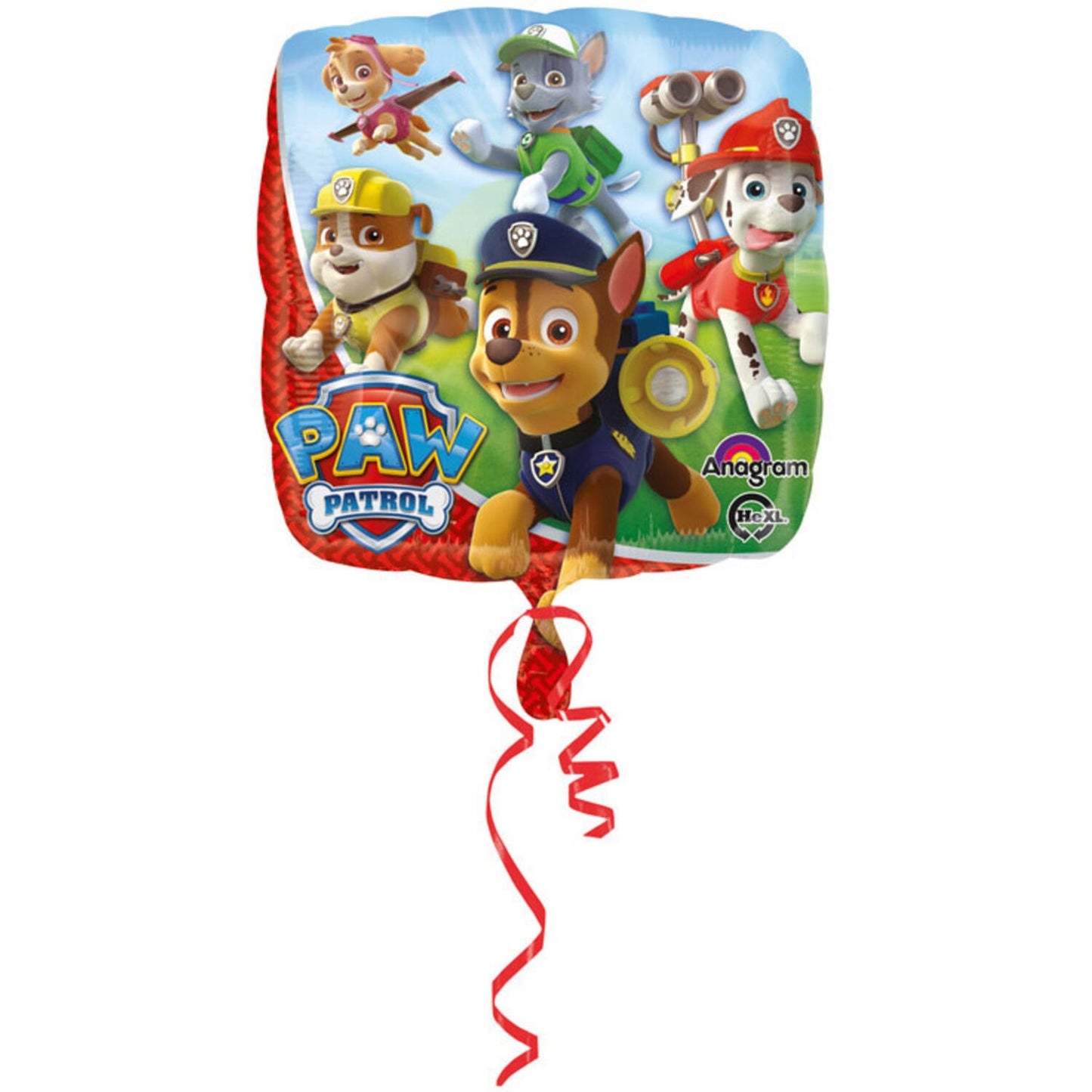 Paw Patrol Square Foil Balloon 43cm - Anilas UK