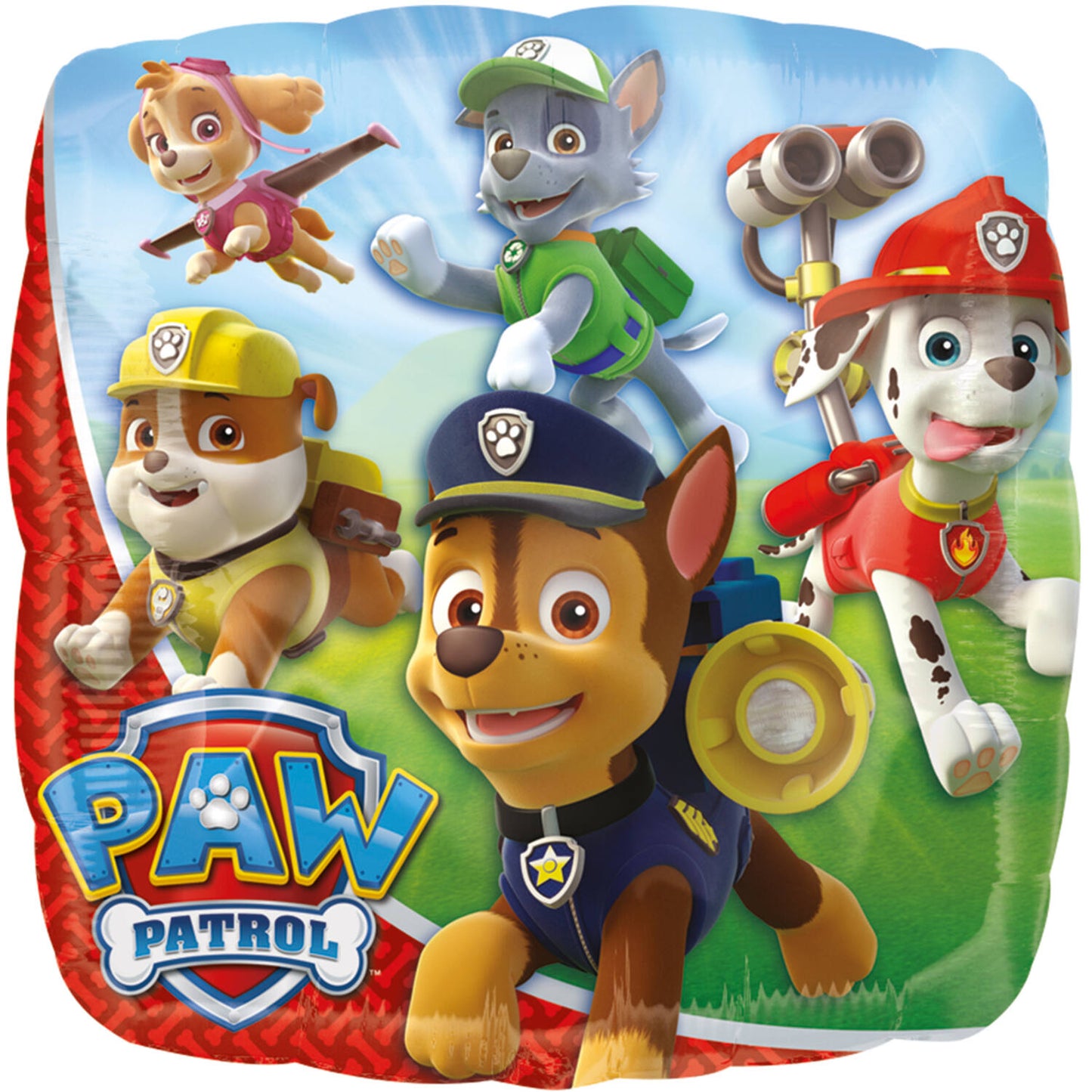 Paw Patrol Square Foil Balloon 43cm - Anilas UK