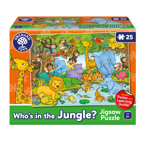 Who's in the Jungle? Jigsaw Puzzle - Anilas UK