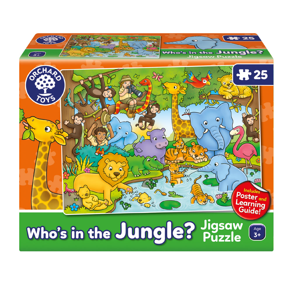 Who's in the Jungle? Jigsaw Puzzle - Anilas UK