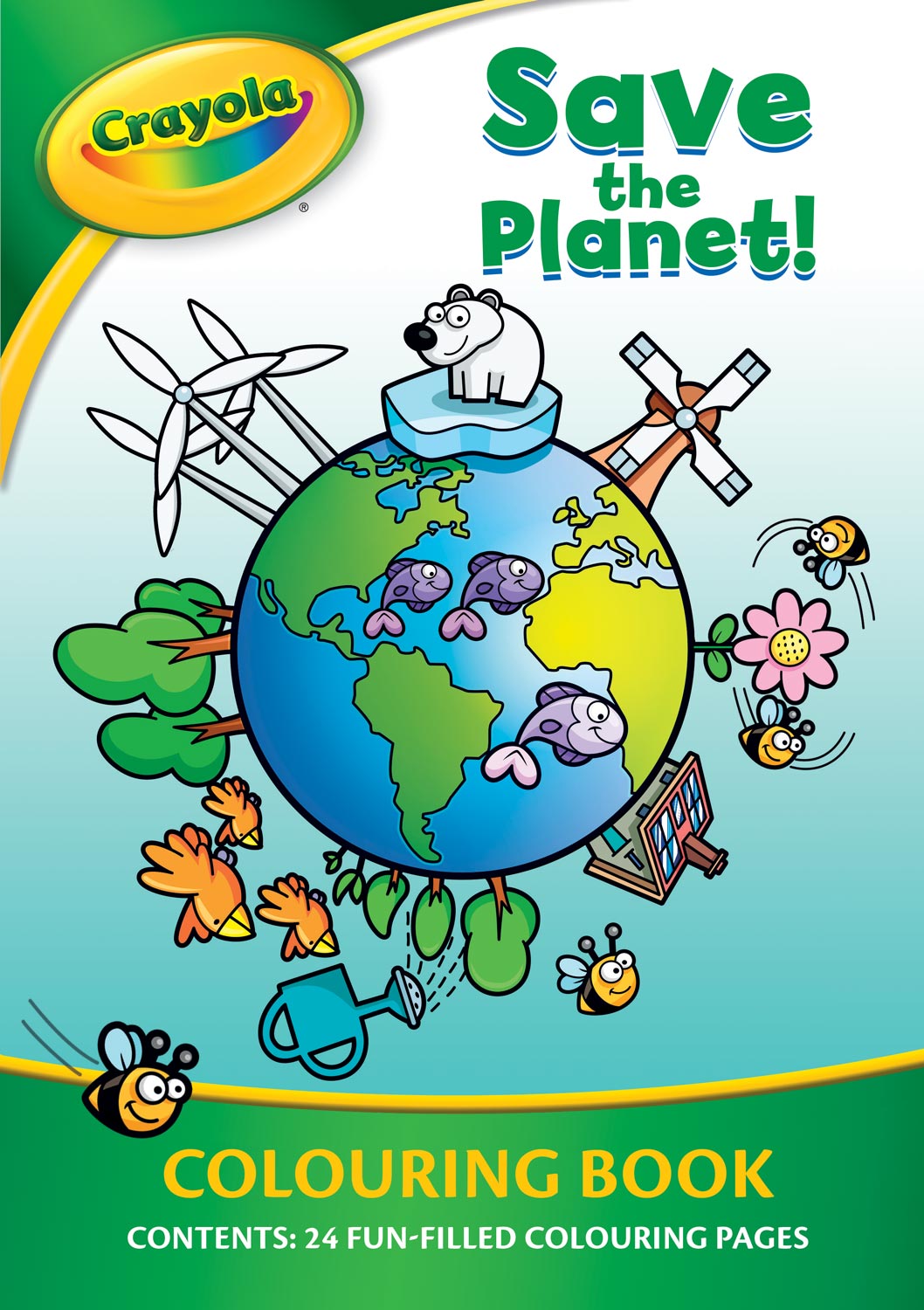 Crayola Save the Planet Colouring Book - Anilas UK