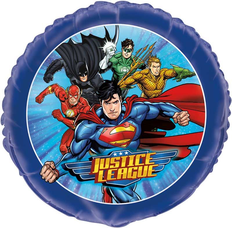 Justice League Foil Balloon (46 cm) - Anilas UK