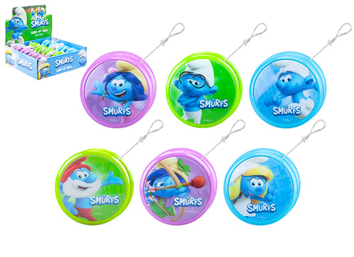Smurfs Light-upy Yoyo 6 assorted designs - Anilas UK