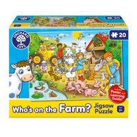 Who's On The Farm? Jigsaw Puzzle - Anilas UK
