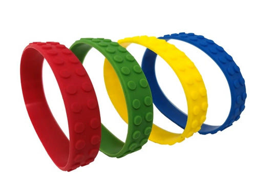 Bricks Silicone Bracelets - Anilas UK