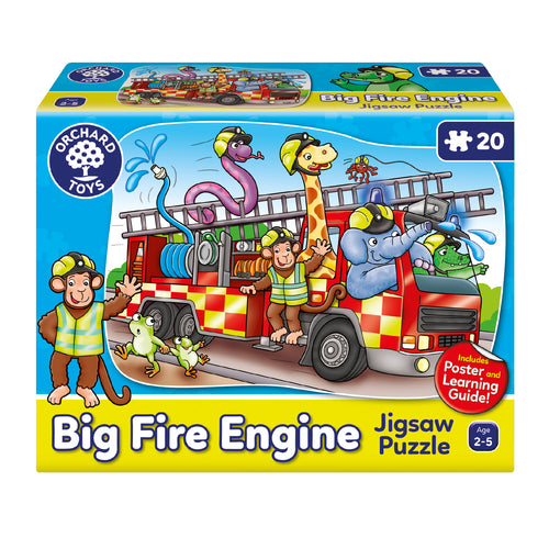 Big Fire Engine Jigsaw Puzzle - Anilas UK