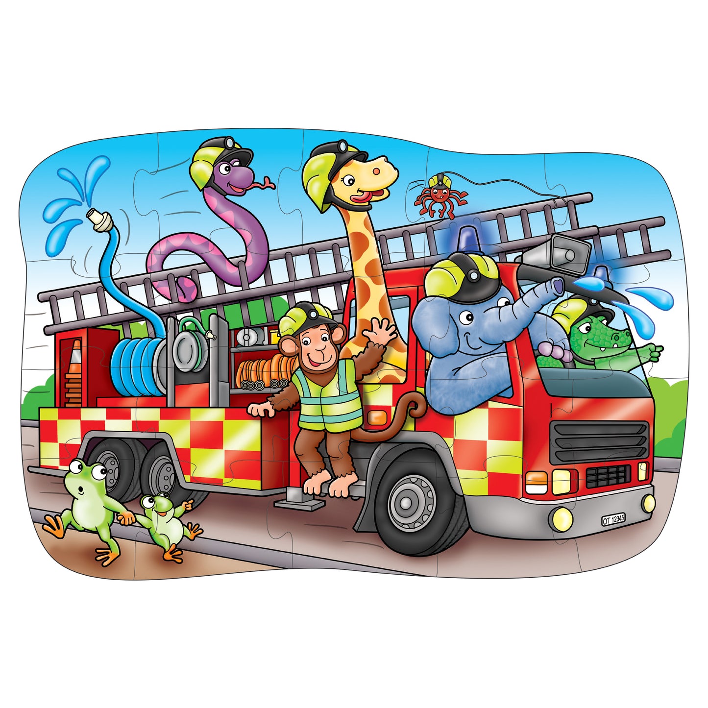 Big Fire Engine Jigsaw Puzzle - Anilas UK