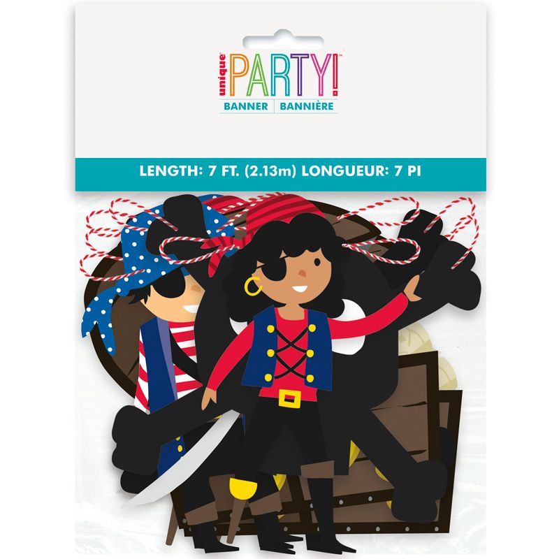 Pirate Birthday Party Banner - Anilas UK
