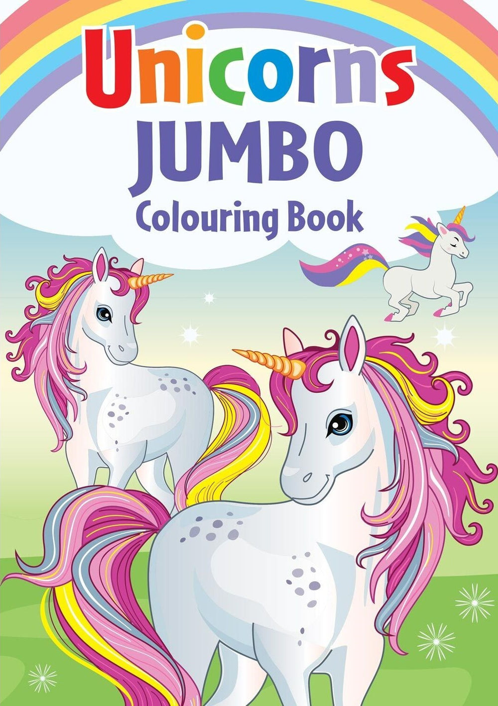 Unicorns Jumbo Colouring Book - Anilas UK