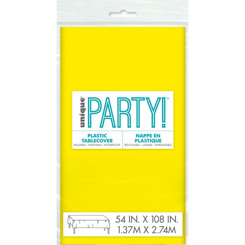Neon Yellow Tablecover (137x274 cm) - Anilas UK
