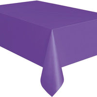 Neon Purple Plastic Table cover (137x274 cm)