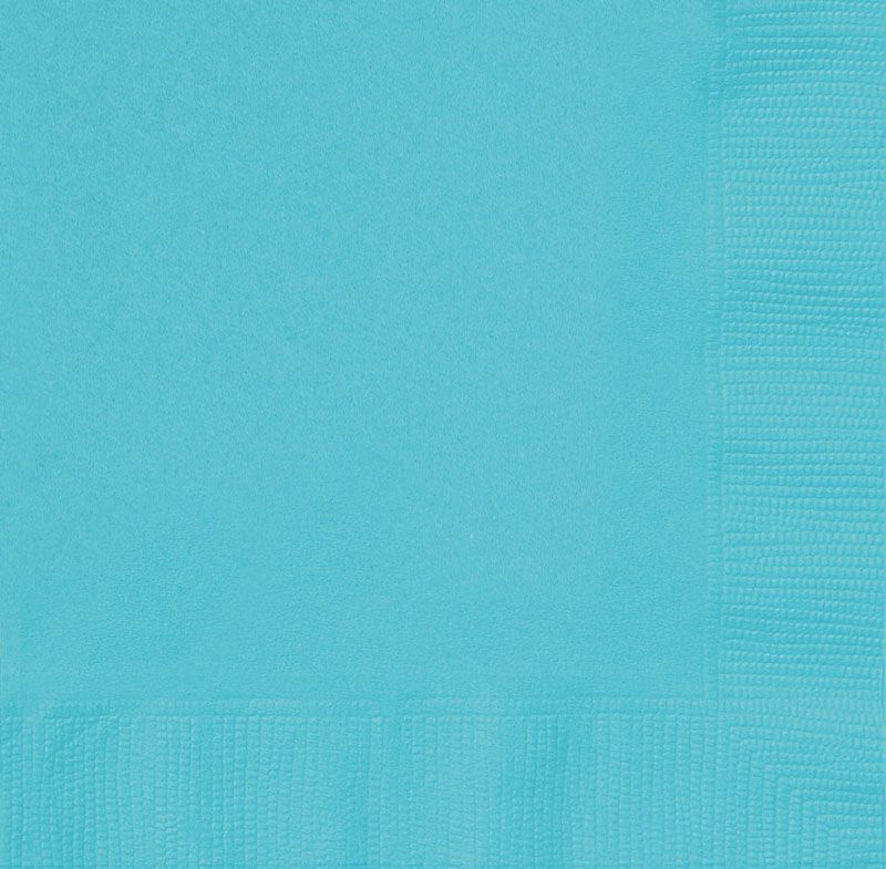 Terrific Teal Napkins (Pack of 20) - Anilas UK